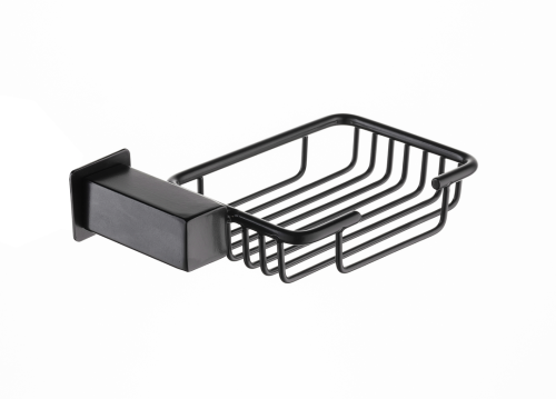 Accessories Stunning Quantum Black Soap Basket Stainless Steel
